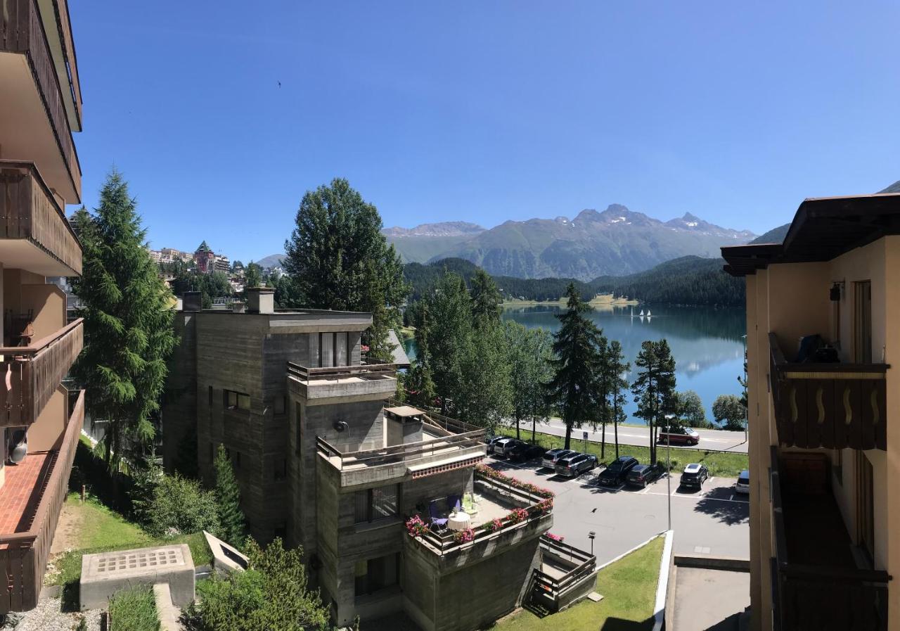 Ferienwohnung Chesa Sonnalpine B 33 St. Moritz Exterior foto