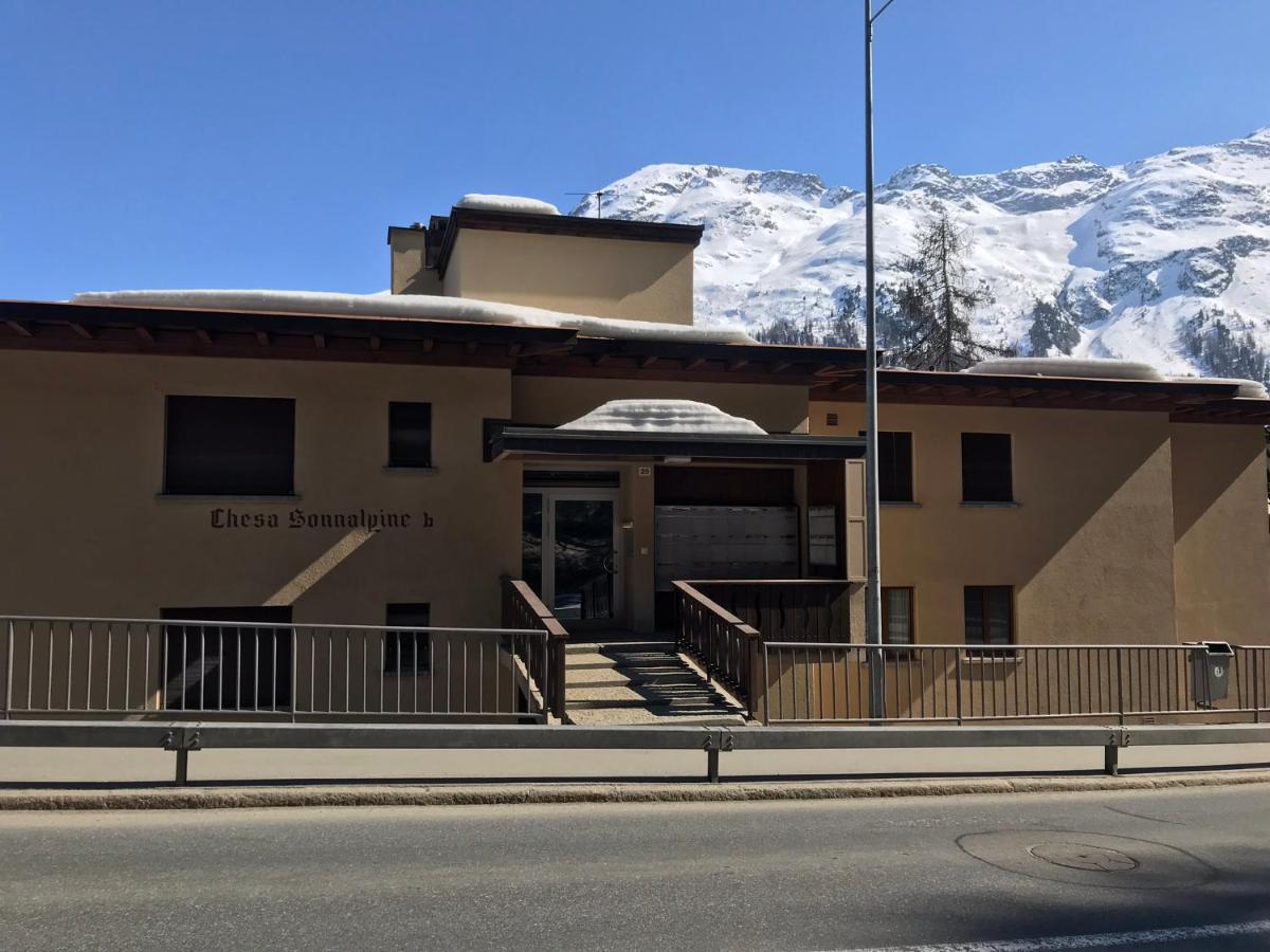 Ferienwohnung Chesa Sonnalpine B 33 St. Moritz Exterior foto
